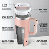 40oz Stainless Steel Vacuum Insulated Tumbler With Lid