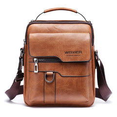 Men PU Leather Crossbody Shoulder Bag