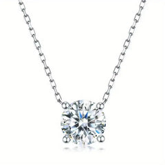 Silver s925 Moissanite Necklace Pendant Milky Way Necklace For Her